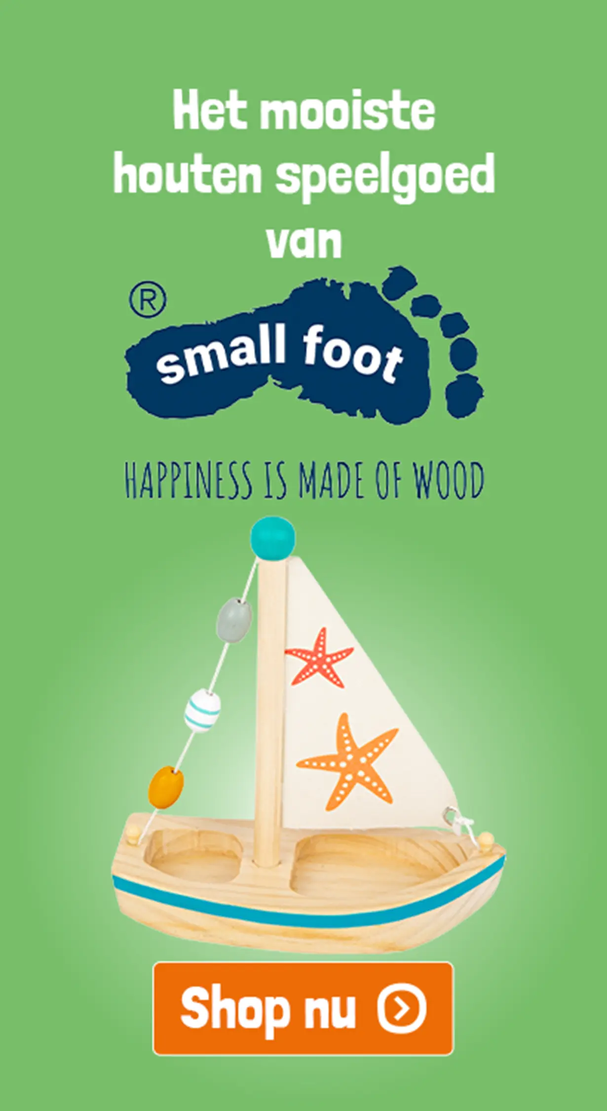 Promotie voor het merk Small Foot